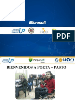 Presentacion de Matriculas POETA ParqueSoft Pasto