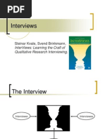 InterViews: Qualitative Research Craft | PDF | Qualitative Research