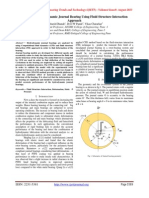 Analysis of Hydrodynamic Journal Bearing Using Fluid Structure Interaction Approach