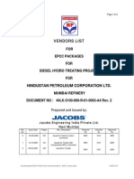 HPCL Vendor - List