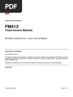 FM413 Sample Exam