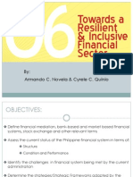 Towards A Resilient and Inclusive Financial Sector
