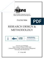 Research Design, Methodology