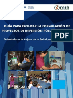 Guìa de Formulaciòn de Proyectos