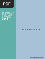 Projet Loi de Finance 2014