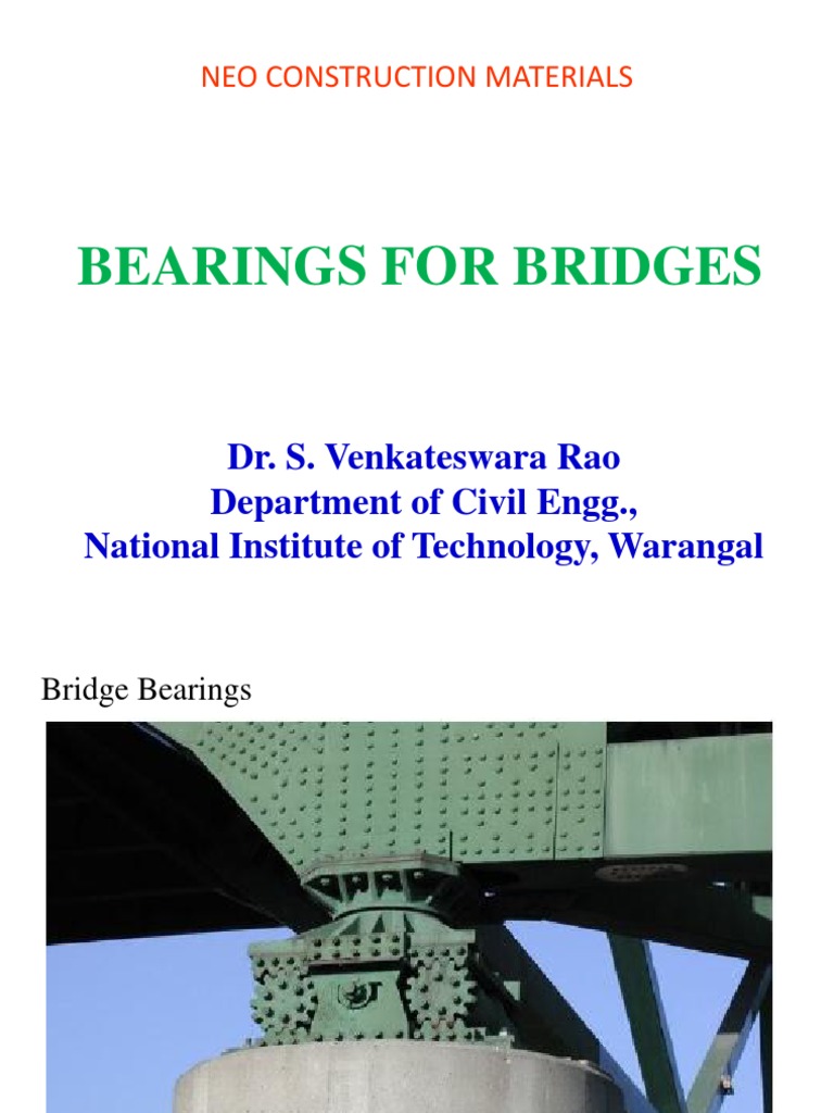 Bridge Bearings PDF Bearing (Mechanical) Structural Steel