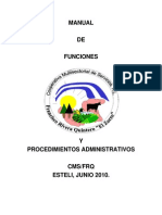 Manual de Funciones Administrativas