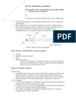 Notes On Missile Guidance