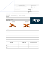 Registro Soldadura Exotermica