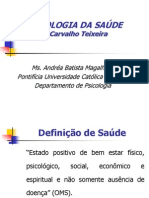 Psicologia Da Saúde - José A. Carvalho Teixeira