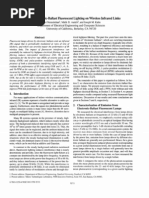 Effect of Electronic-Ballast Fluorescent Lighting on Wireless Infrared Links by Ravi Narasimhan’, Malik D. Audeh, and Joseph M. Kahn 
