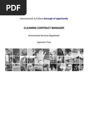 Cleaning ContractManJobPack