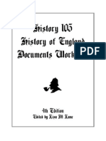 History 105 History of England Documents Workbook: 4th Edition