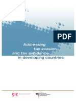 Addressing Tax Evasion and Avoidance