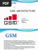 GSM Architecture: Project Report