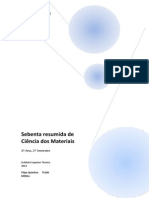 Sebenta Resumida de Ciência Dos Materiais (Quintino) 