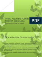 Panel Aislante Flexible de Madera Reciclada