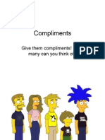 Compliments: Give Them Compliments! How Many Can You Think Of?