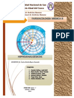 Resumen de Hipnoanalgésicos Opiáceos