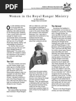 Women-in-Royal Rangers Ministry