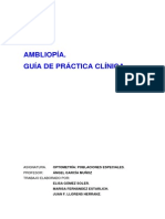 Ambliopia. Guia de Practica Clinica