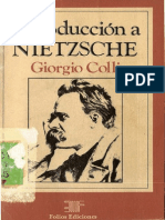 Colli - Introduccion A Nietzsche