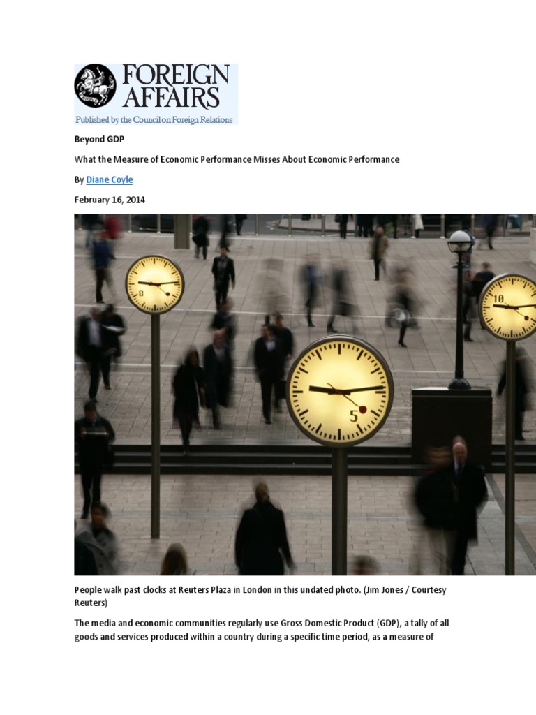 Beyond Gdp Download Free Pdf Gross Domestic Product National Accounts