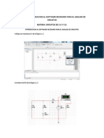 Practica 1 Introduccion Al Software Necesario Para El Analisis de Circuitos