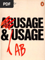 Partridge, Usage and Abusage | PDF