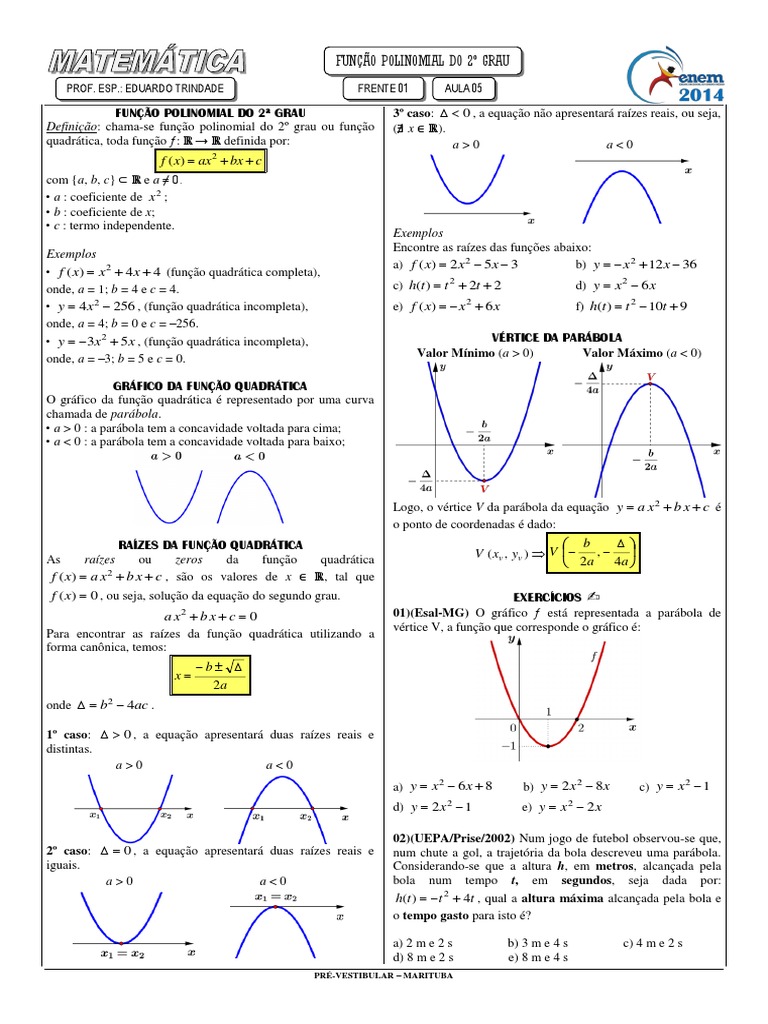 05 - Função 2º Grau