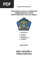 Download Laporan Pengamatan Pengaruh Cahaya Terhadap Pertumbuhan Dan Perkembangan Kacang Hijau by Black Memories SN228615520 doc pdf