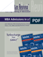 MBA Admissions in A Nutshell