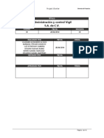 Project Charter - Administracion y Control Vigil