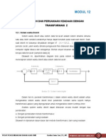 Modul 12 Fungsi Alih Dan Persamaan Keadaan Dengan Transformasi Z