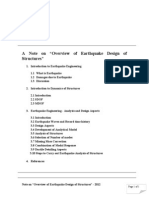 Note-Overview of Seismic Design of Structures