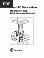 Cameron - F and FC Gate Valves PDF