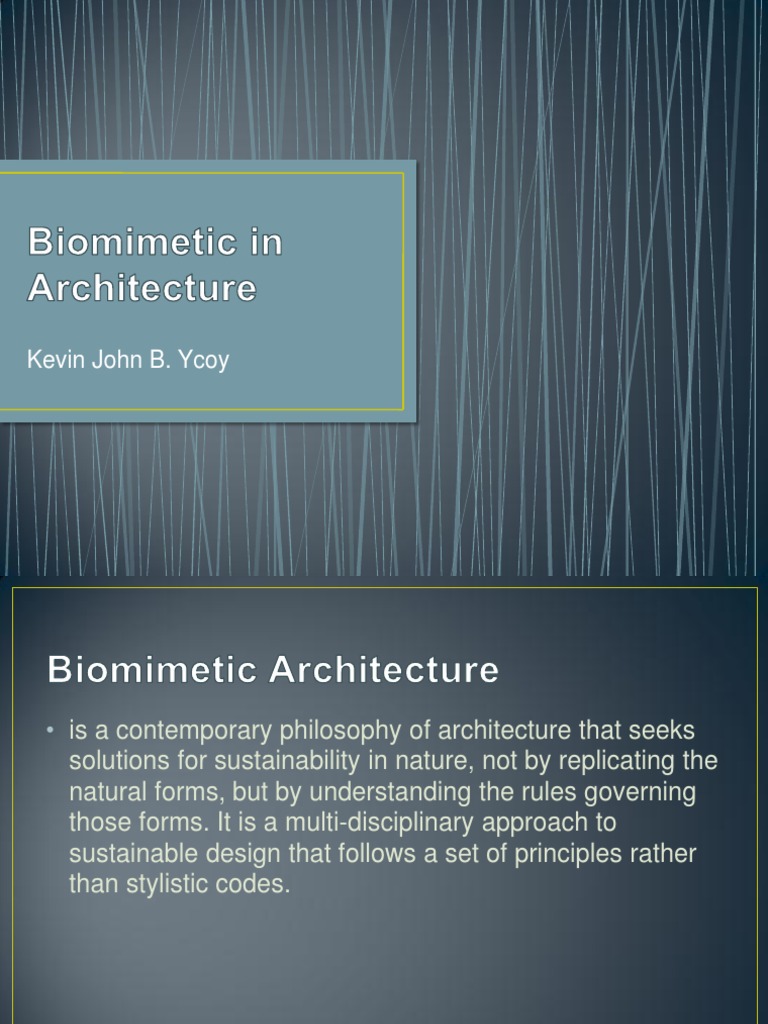 Biomimetic in Architecture | PDF | Sponge | Applied And ...