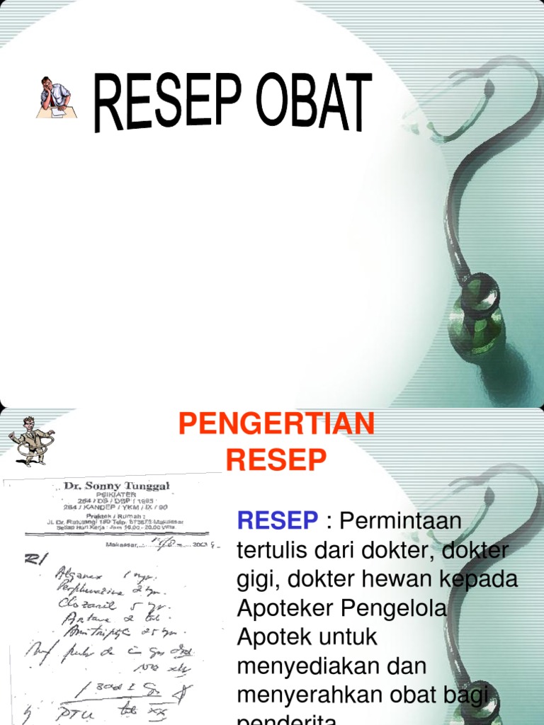 Resep Obat | PDF