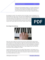 Klavier lernen: Haltung am Klavier für Anfänger