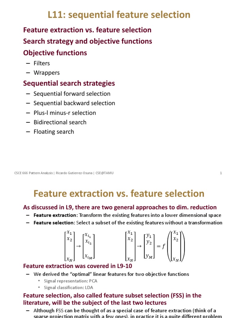 Sequential Selection Examples – 5 Feature Selection Method from Scikit ...