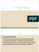 Jenis - Jenis Trauma & Penanganannya