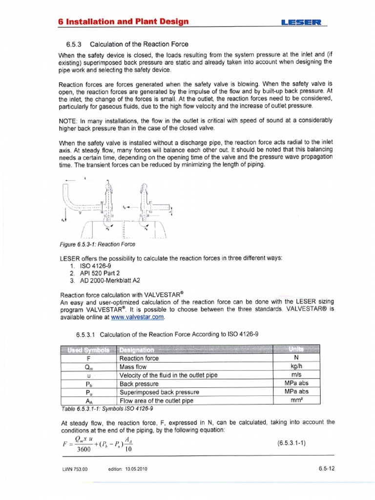 PSV Reaction Force PDF