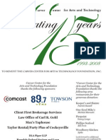 Years Celebrating: To Benefit The Carver Center For Arts & Technology Foundation, Inc