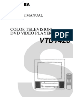 Toshiba Vtd1420 TV-DVD SM