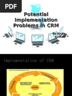 Download Potential Implementation Problems in CRM by Kiran Kumari SN22865749 doc pdf