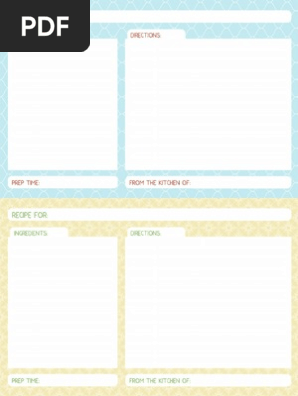 BonAppetit Editable RecipeCards 