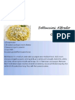 Fettuccini Alfredo Recipe