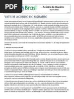 Vatsim Acordo de Usuario