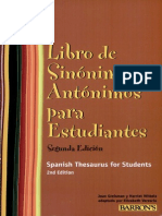 Libro de Sinonimo y Antonimos