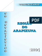 Censo comunitário de 15 regiões do Arapixuna